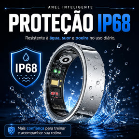 Anel Inteligente Smart Ring para Sono, Saúde e Performance