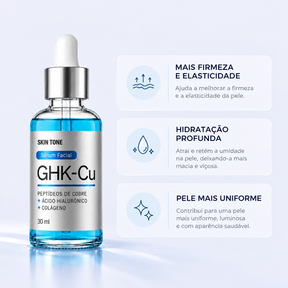 Sérum GHK-Cu com Peptídeos de Cobre 30ml Skin Tone